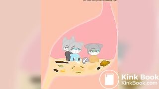 Furry Girl Vore x Scat (3) 1/2 (Animation)