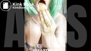Spitting poop @scatdark