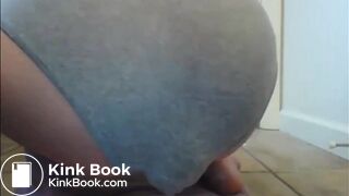 Hot girl has an accident in her panties