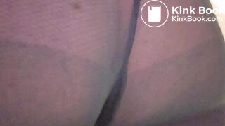 Firm poop in pantyhose