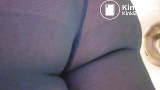 Firm poop in pantyhose