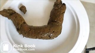 Hot girls shitting on plate compilation
