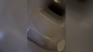 Hot girl shit in toilet - video 2