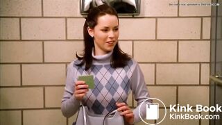 Sexy girl explosive poop at school toilet