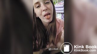Tasting her own nugget