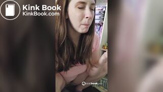Tasting her own nugget