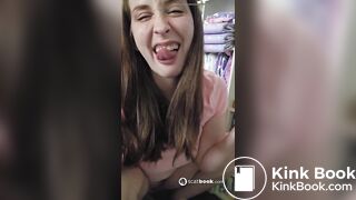 Tasting her own nugget