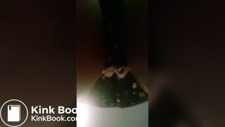 girl BIG diaper shart