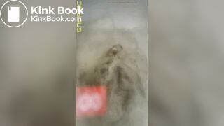 Sexy foreign girl pooping in toilet