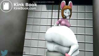 Pon blows up the toilet