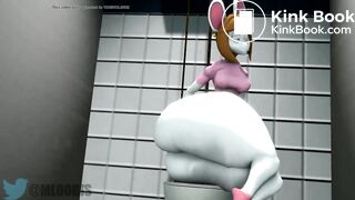 Pon blows up the toilet