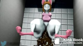 Pon blows up the toilet