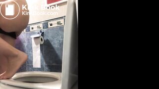 sexy spanish girl pooping in toilet - video 2