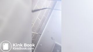 Scat Girl make public mess