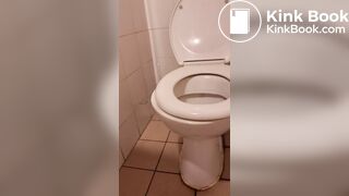 Wife takes a shit in a camping