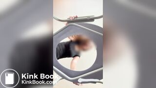 sexy girl shits on you POV on toilet