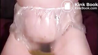 Plastic panty poop