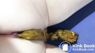 J/O and cum on pooping ass (compliation)