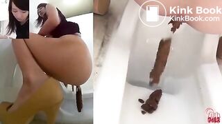 Compilation of Girls pooping