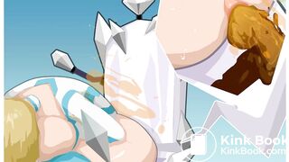 ... Frost pooping on toilet
