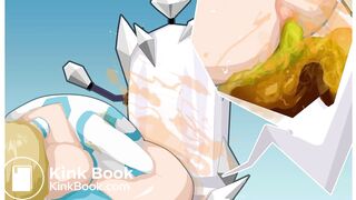 ... Frost pooping on toilet