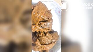 A large amount of feces from women