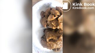 A large amount of feces from women