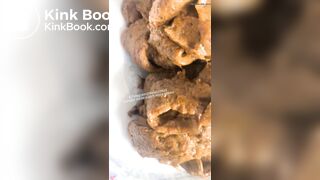 A large amount of feces from women