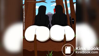 Nun's dumping in the forest