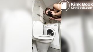 Classy Babe Toilet Poop