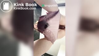 pretty blonde poop 1
