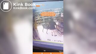 Fat Woman Shit in a Store