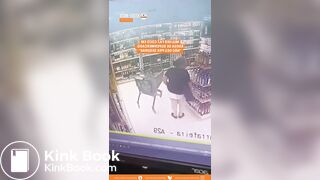 Fat Woman Shit in a Store