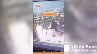 Fat Woman Shit in a Store