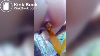 Big poop in the woods