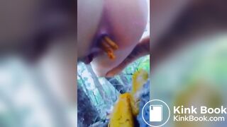 Big poop in the woods