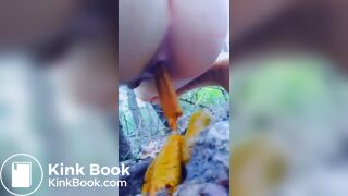 Big poop in the woods