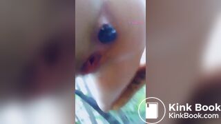 Big poop in the woods