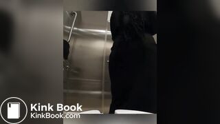 GORGEOUS EBONY PUBLIC TOILET POO