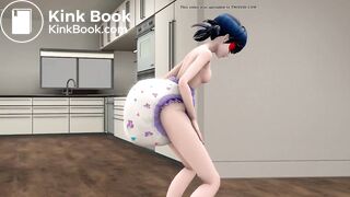 Ladybug Diaper poop