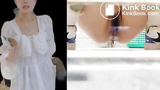 spy camera asian girl pee and shit.video_550