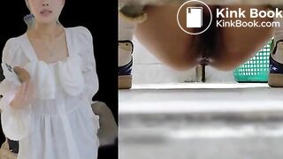 spy camera asian girl pee and shit.video_550