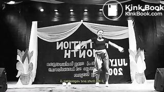 Asian Girl Shits herself on stage