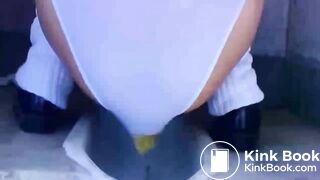 shitting through panty