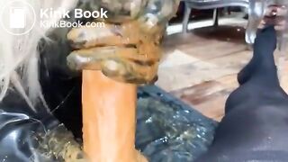 Mistress Jerks Sub Off With Shit (POV)