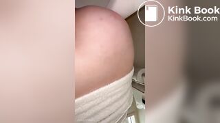 Girl shitting big ass