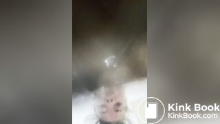 Slut Licking her shit
