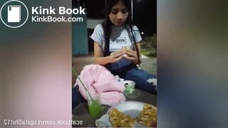 Hot girl shitting and eating her shit on her pizza