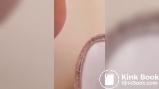 Ebony toilet poop - video 11