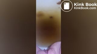 Sexy woman wanted to fart and ends up with diarrhea